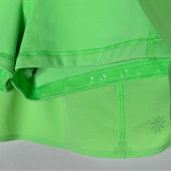 SALE {5/$25} 📦 Athleta Run With It 14” Skort Neon Fiji Mint Green XS - Picture 6 of 8